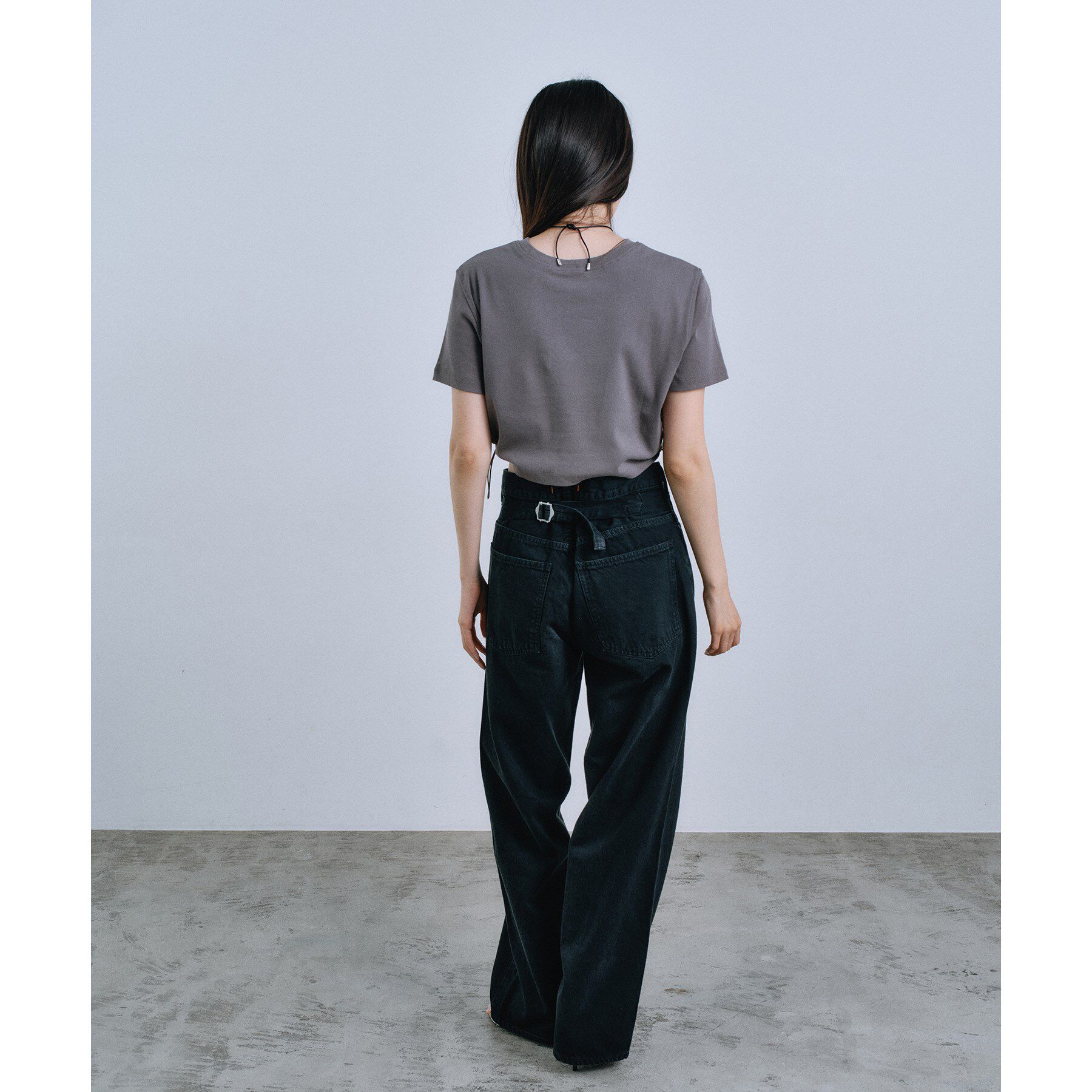 CODE A「drawstring crop tee」|Tシャツ・カットソー|