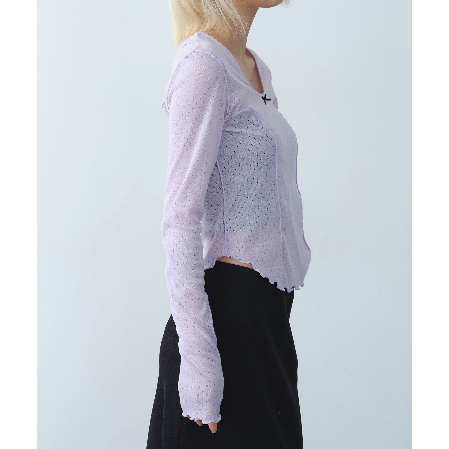 CODE A「whisper jersey top」|Tシャツ・カットソー|