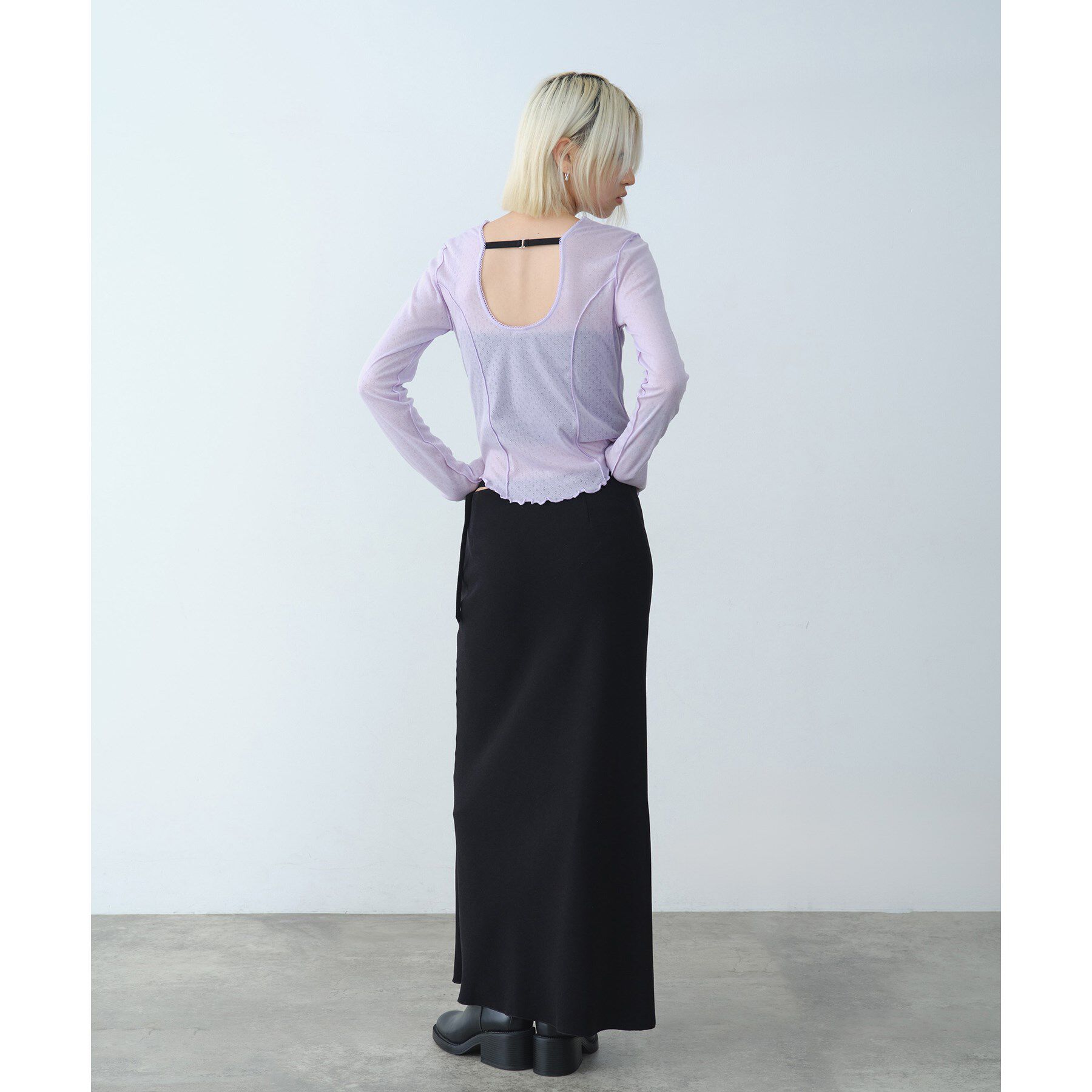 CODE A「whisper jersey top」|Tシャツ・カットソー|