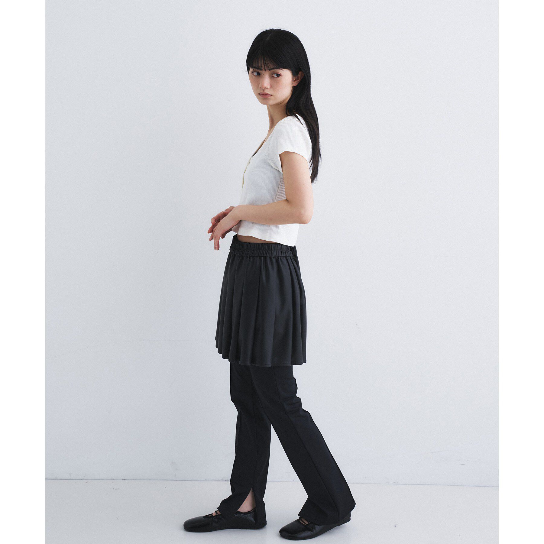 CODE A「leather like mini skirt」|スカート|