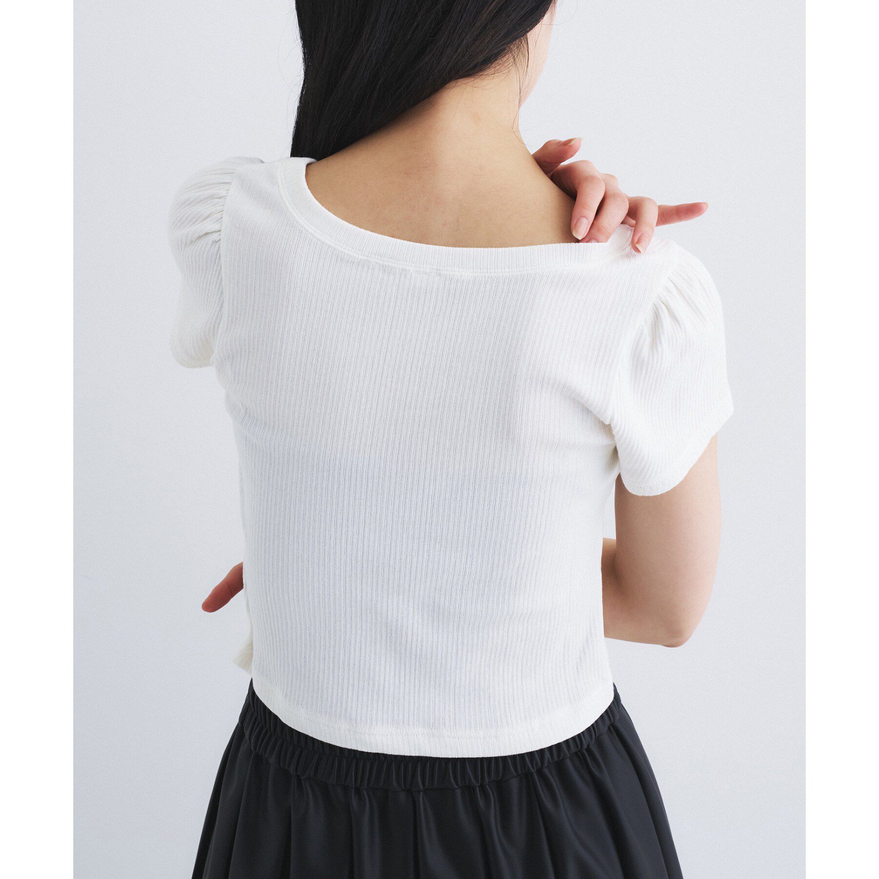 CODE A「M everyday rib button tee」|Tシャツ・カットソー|