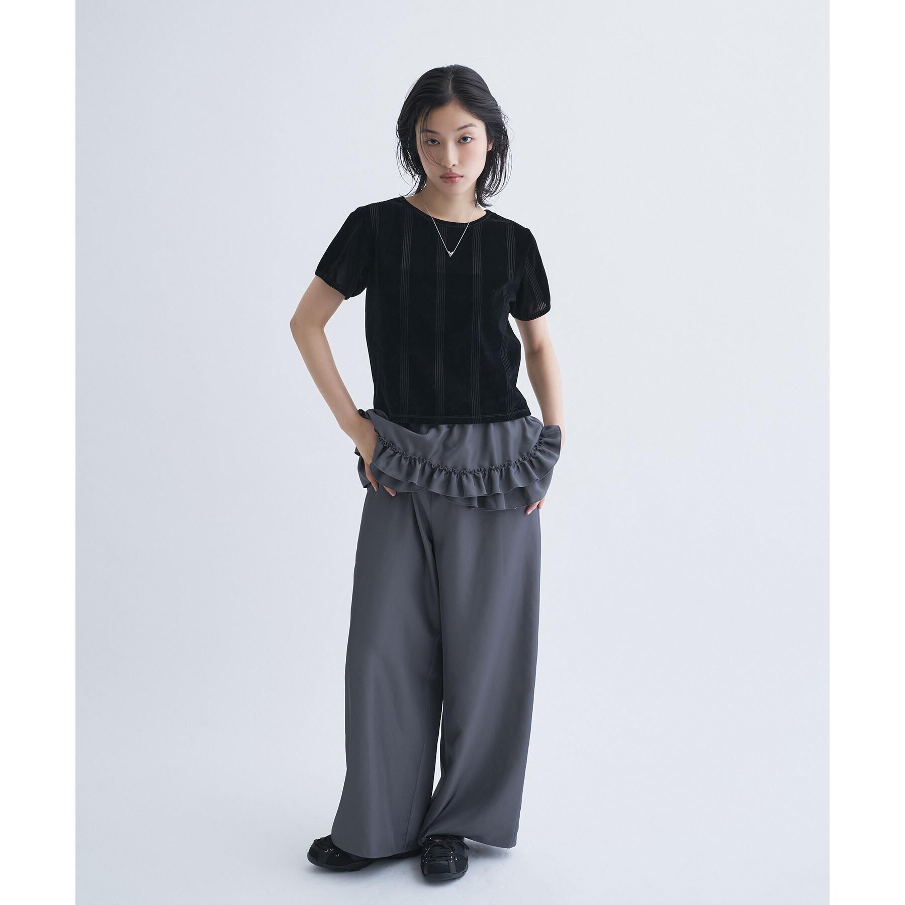 CODE A「frill wide pants」|その他|