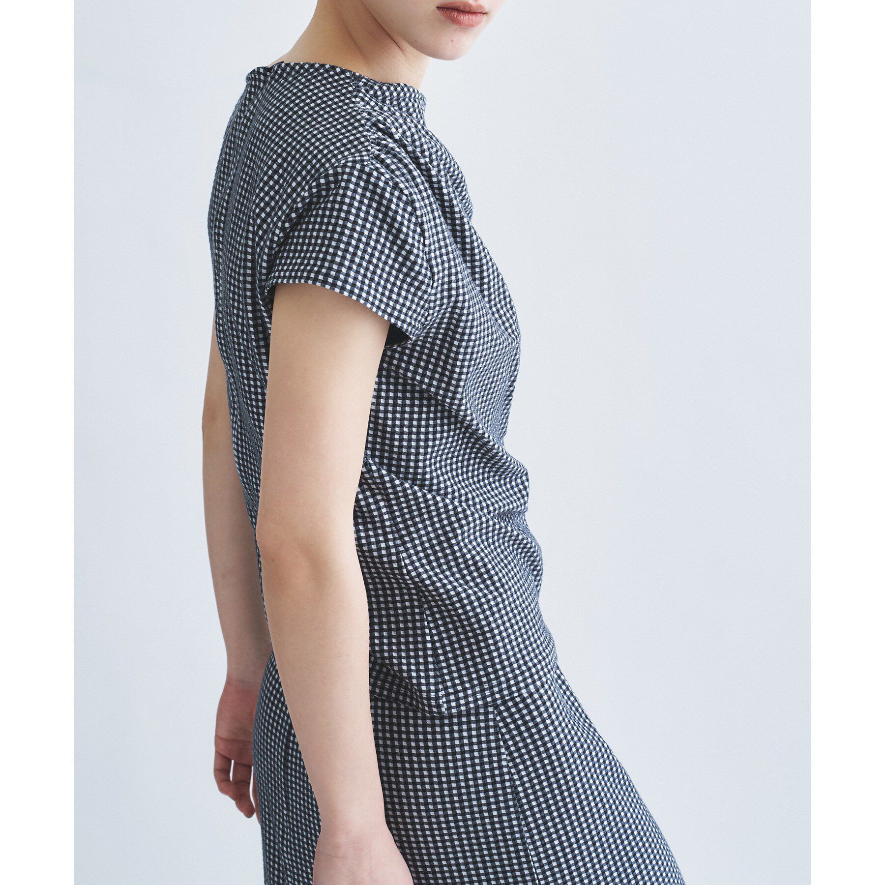 CODE A「gingham edge tops」|Tシャツ・カットソー|