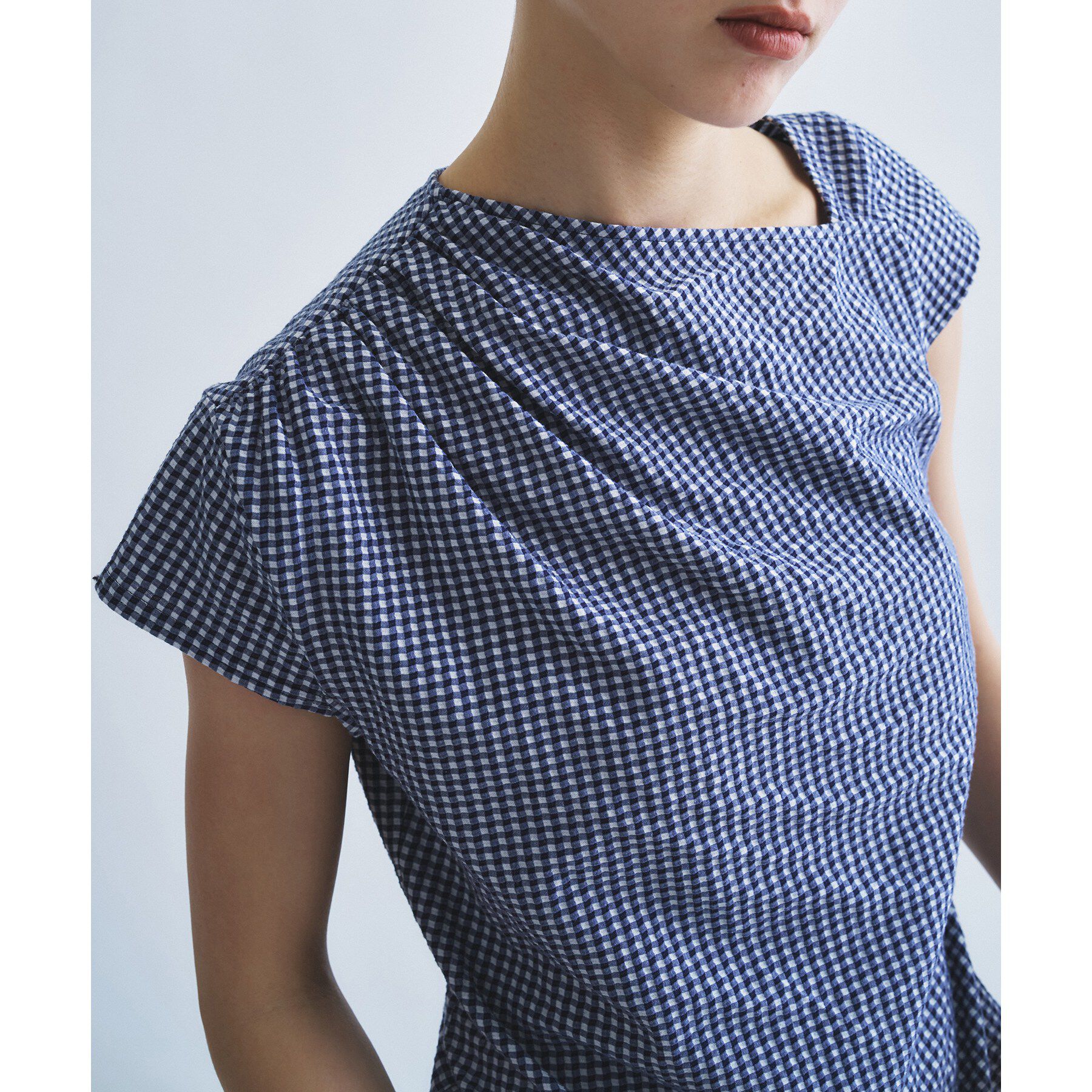 CODE A「gingham edge tops」|Tシャツ・カットソー|