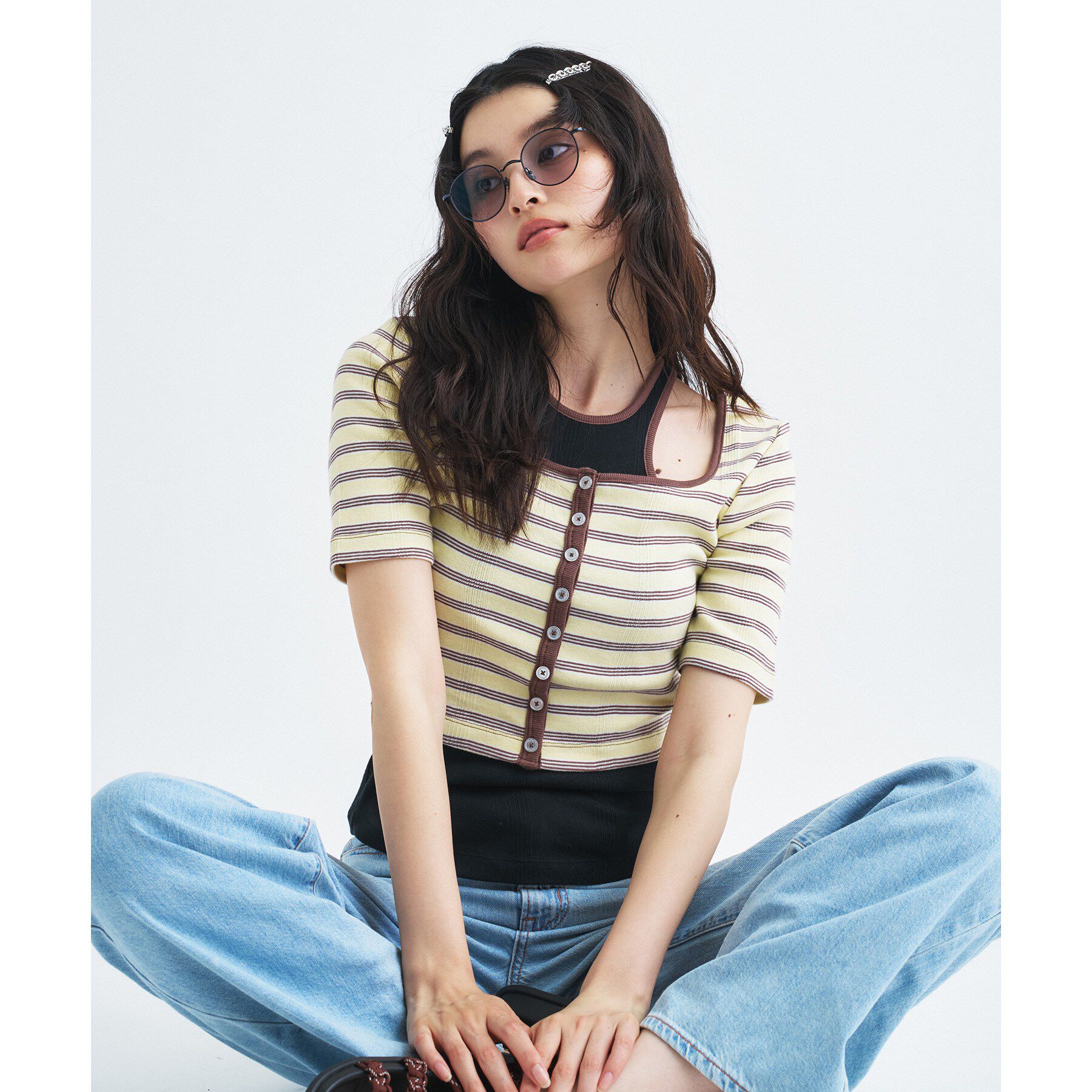 CODE A「Robert P. Miller＊CODE A｜twin layer tank set」|その他|ライトイエロー(03