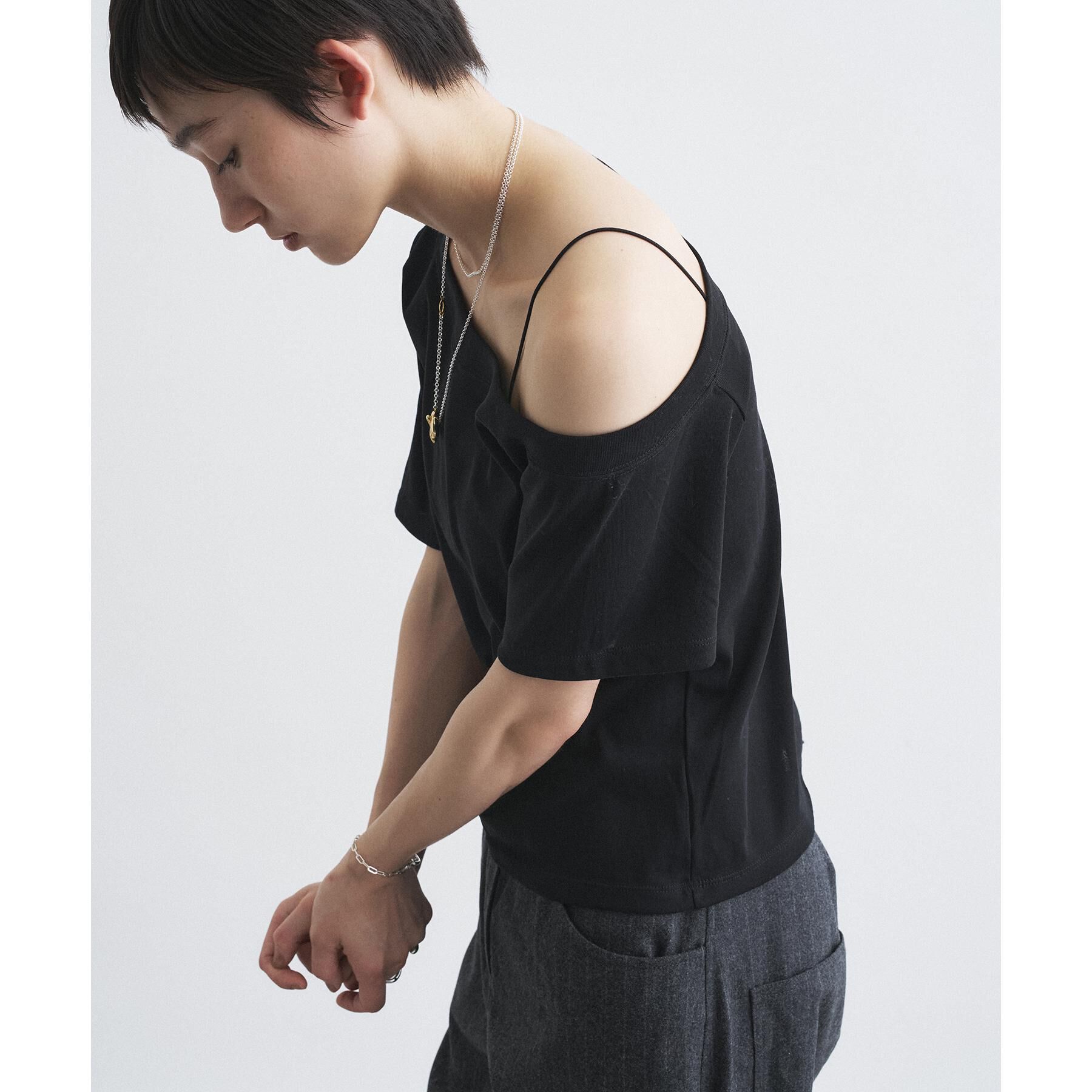 CODE A「PROTAGONISTA｜asymmetry tee」|Tシャツ・カットソー|