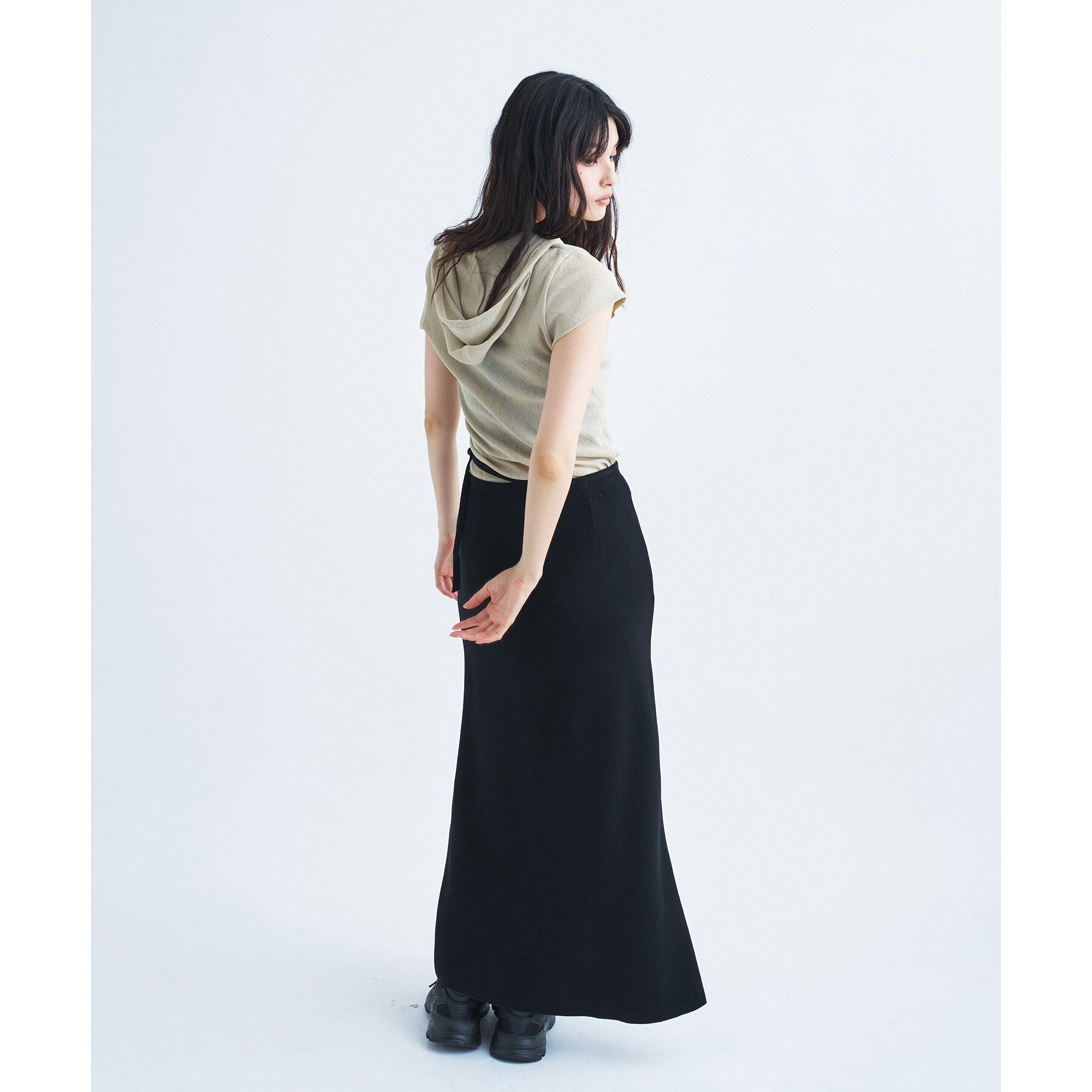 CODE A「soft button hood tee」|Tシャツ・カットソー|