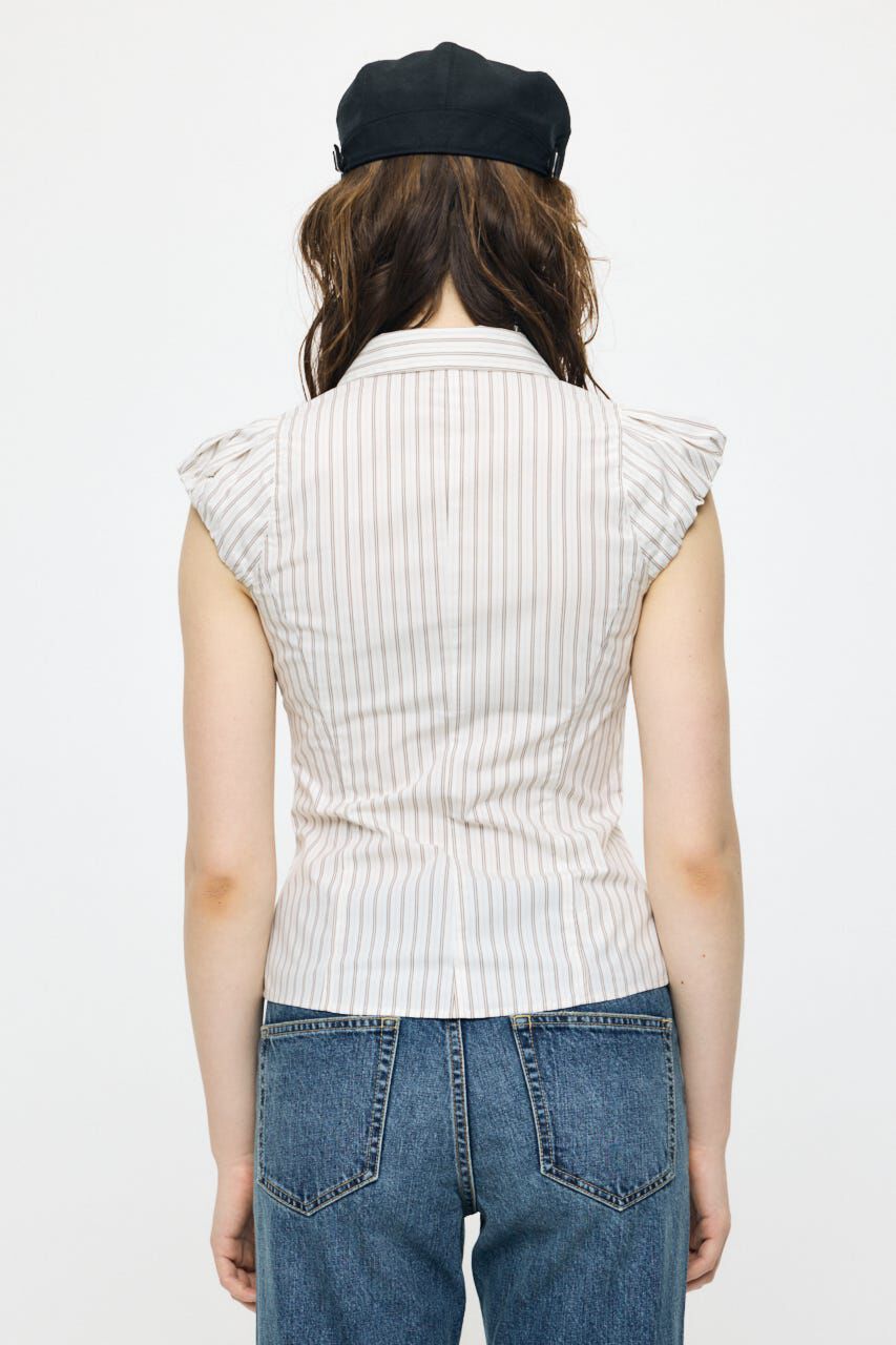MOUSSY「PUFF CAP SLEEVE ブラウス」|シャツ・ブラウス|