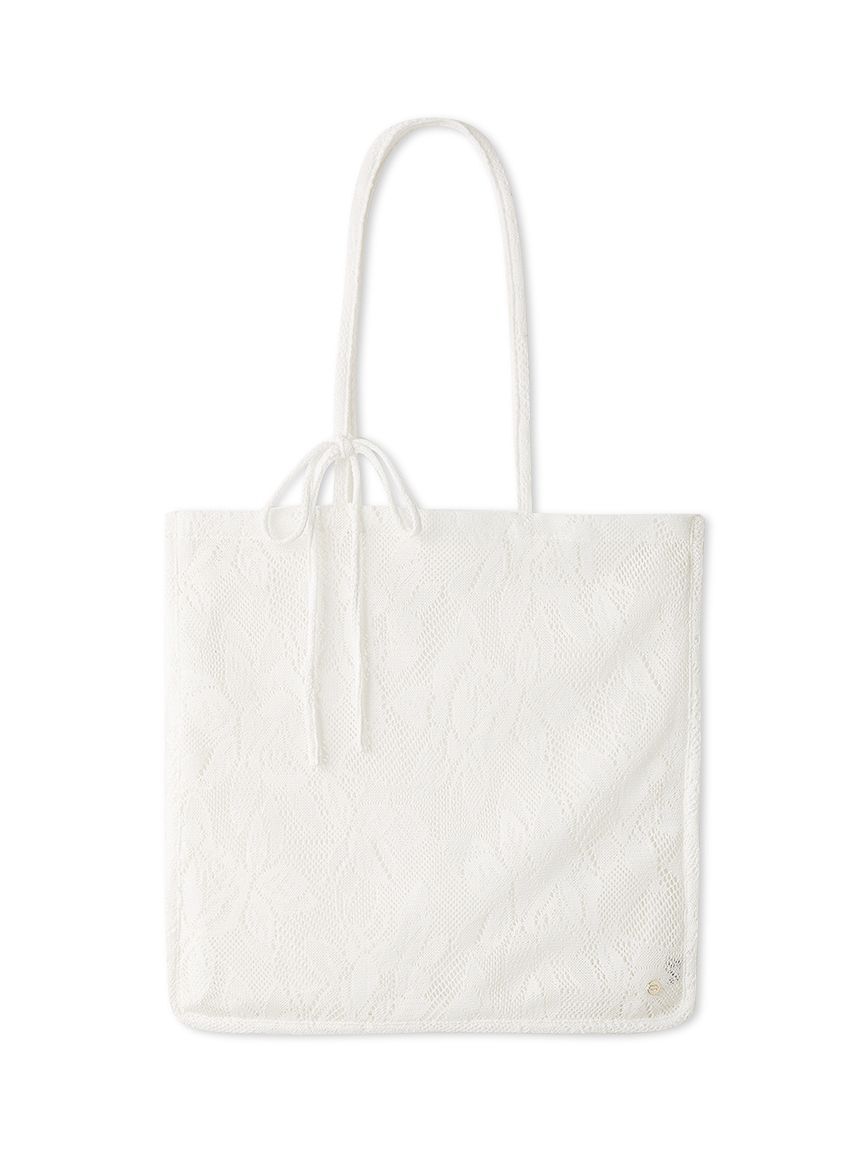 SNIDEL HOME「カーテンレーストートバック」|トートバッグ|WHT