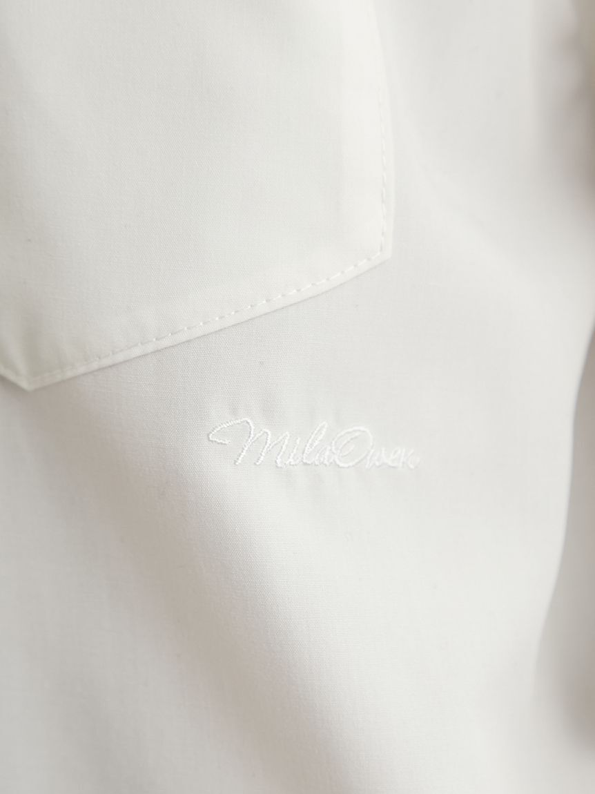 Mila Owen「【LUMISHADE】ロールアップオーバーシャツ」|シャツ・ブラウス|