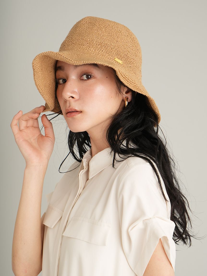 Mila Owen「細編みペーパーキャペリンハット」|ハット|CML