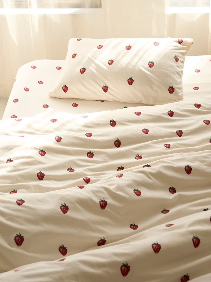 gelato pique Sleep「【Sleep】ストロベリー柄BOXシーツ（ダブル）」|その他|