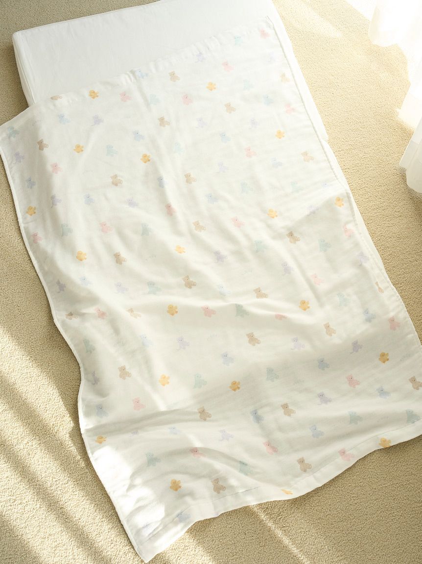 gelato pique Sleep「【Sleep】【BABY】ぬいぐるみ柄ガーゼケット」|その他|
