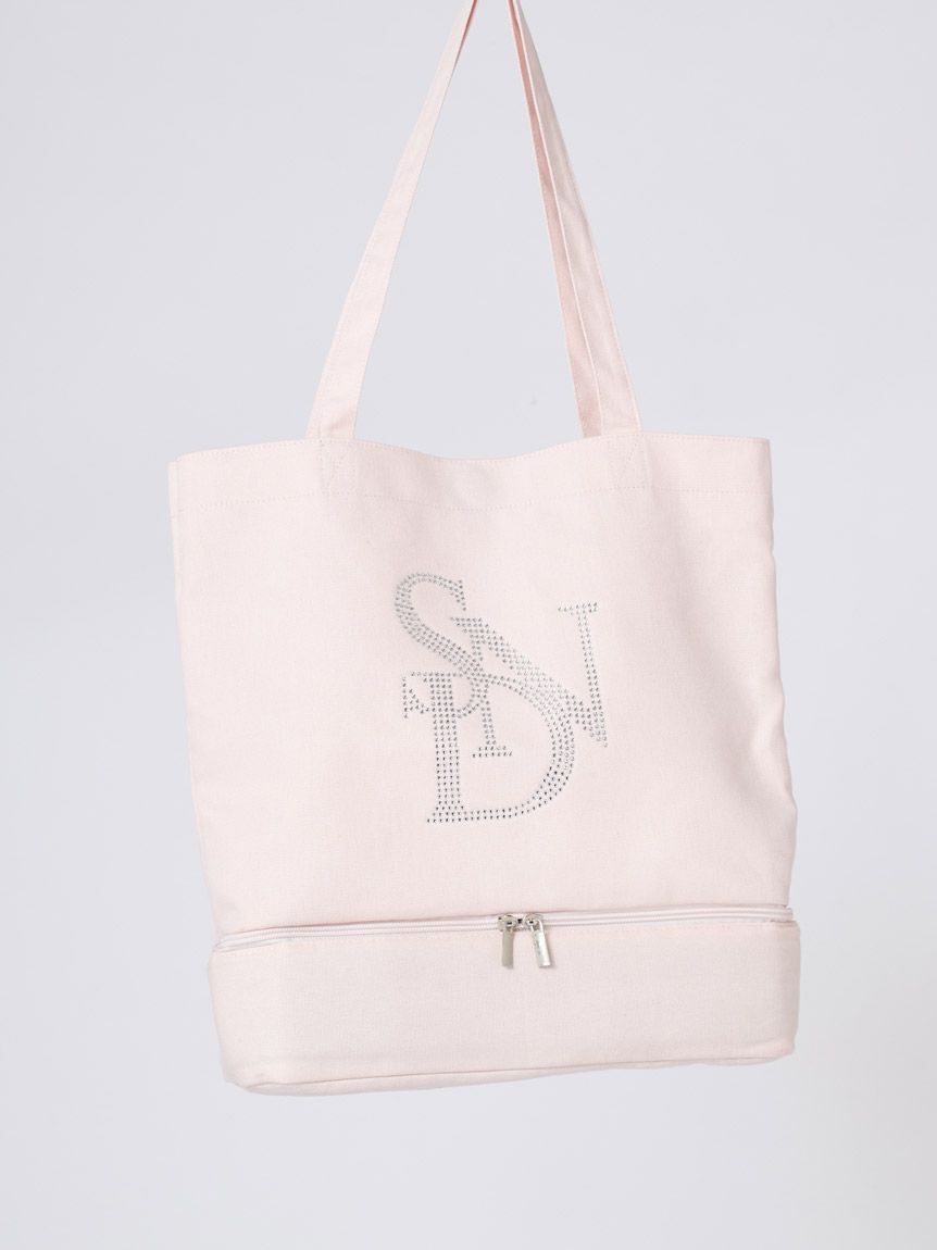 SNIDEL「【WEB限定】ビジューロゴトートバッグ/保冷機能付き」|トートバッグ|