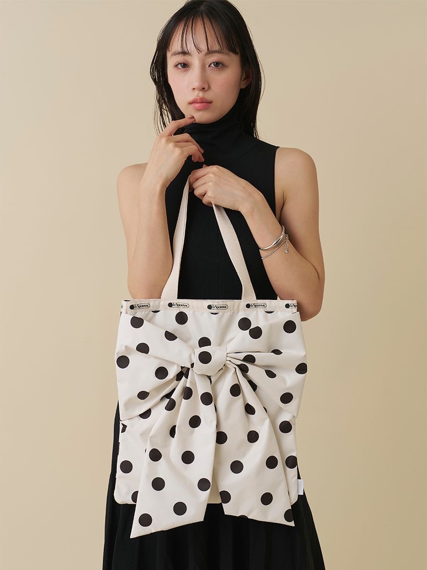 SNIDEL「【SNIDEL&times;LeSportsac】LG BOW EMERALD TOTE」|トートバッグ|