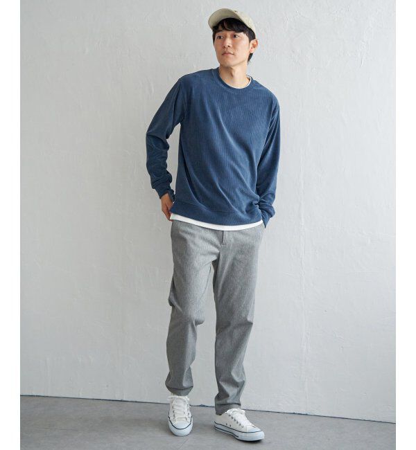 ikka「カットコールフェイクレイヤードプルオーバー」|パーカー|