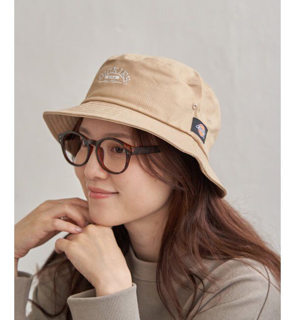Lbc with Life「Dickies ディッキーズ 刺繍ツイルバケットハット」|その他|ベージュ