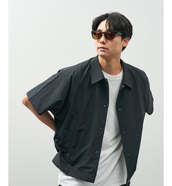  「Zoff｜UNITED ARROWS GOLF サングラス (偏光機能搭載)「CLAP CLICK構造」ずれ防止」|サングラス|薄ブラウン1