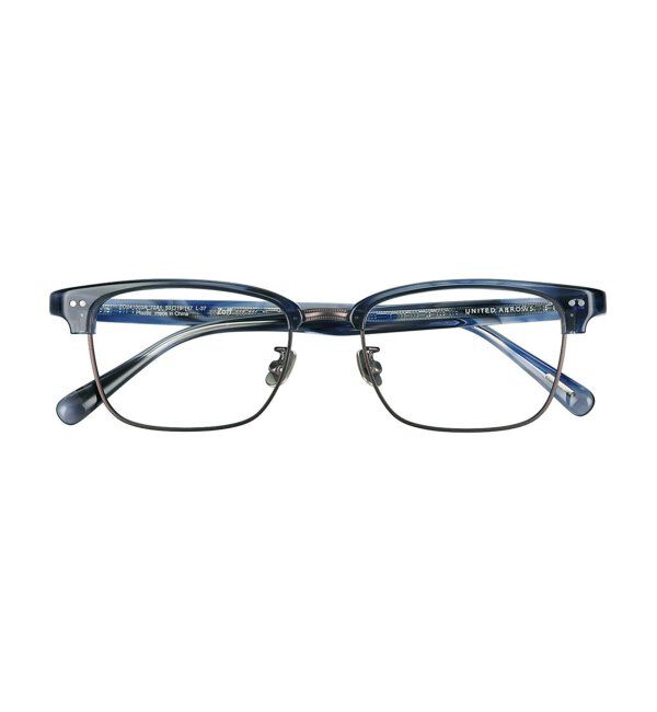  「Zoff|UNITED ARROWS|ウェリントン型 メガネ｜ユナイテッドアローズ  ビジネス レンズ交換券付」|メガネ|