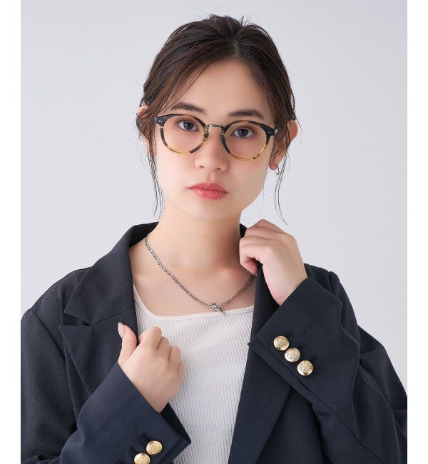  「Zoff｜UNITED ARROWS メガネ | [Stylish] 伊達メガネ 度付き ユナイテッドアローズ   レンズ交換券付」|メガネ|