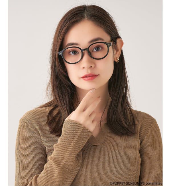  「Zoff｜PUPPET SUNSUN  メガネ | パペットスンスン 伊達めがね・度付き眼鏡   レンズ交換券付」|メガネ|