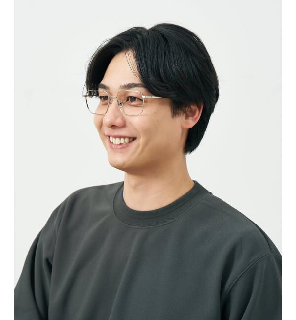  「ウェリントン 四角 メガネ | メタルフレーム 眼鏡 伊達メガネ 度付き 度なし ユニセックス レンズ交換券付」|メガネ|