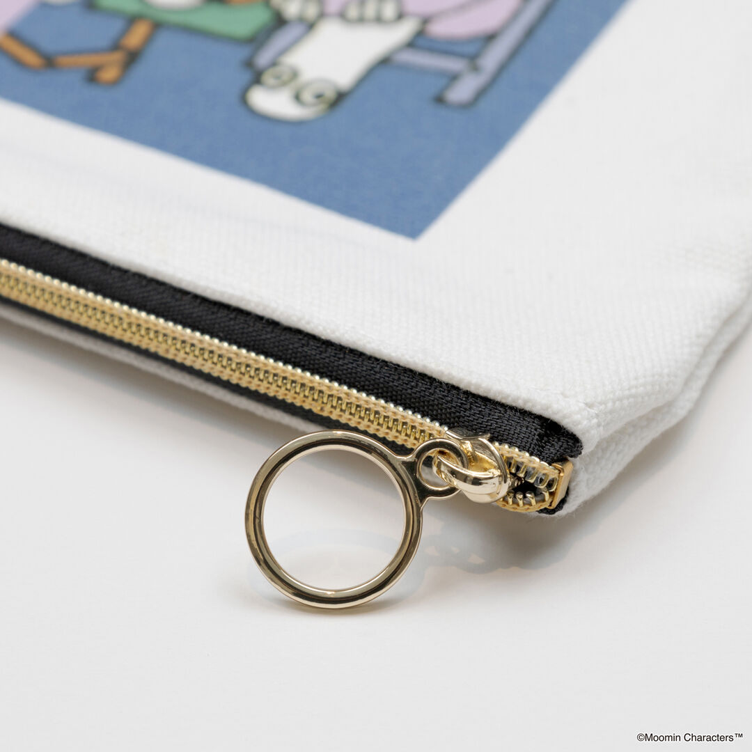  「MOOMIN FINLAND COLORフラットポーチ」|ポーチ|
