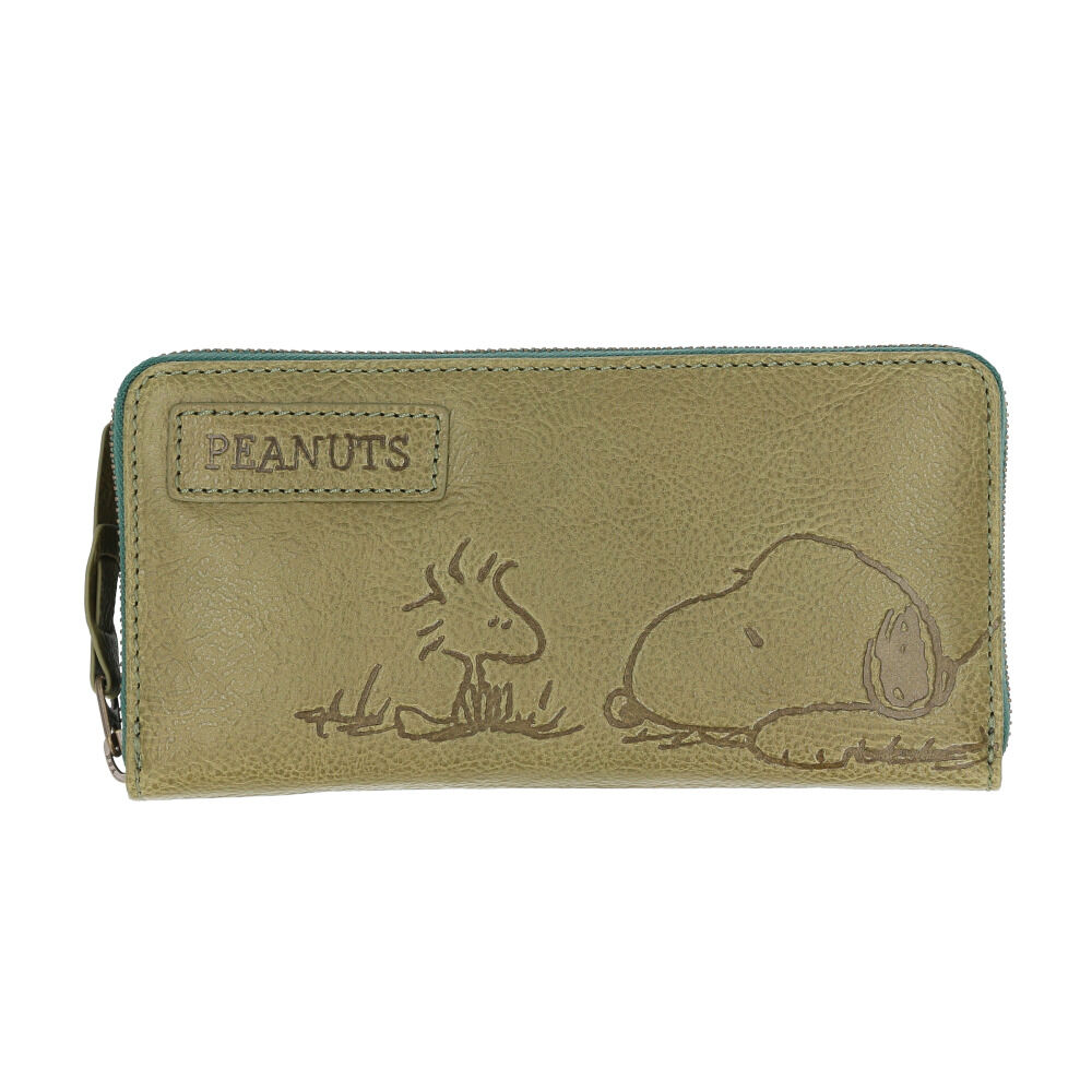 BACKYARD FAMILY「スヌーピー 財布 通販 PEANUTS FRIEND 長財布 ロングウォレット 長サイフ サイフ」|財布|ブルー1