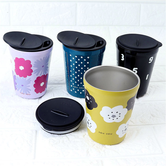 BACKYARD FAMILY「タンブラー 蓋付き かわいい 通販 sousou 蓋付きタンブラー ステンレスタンブラー 保温」|食器・キッチングッズ|