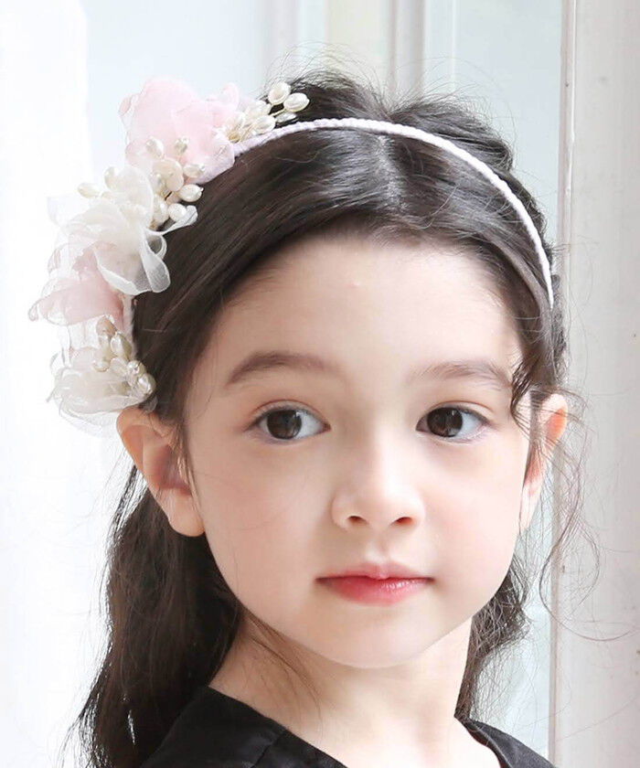 BACKYARD FAMILY「Rora カチューシャ キッズ 通販 ウェディング ヘッドドレス 髪飾り ヘアバンド 花 フラワー」|その他|