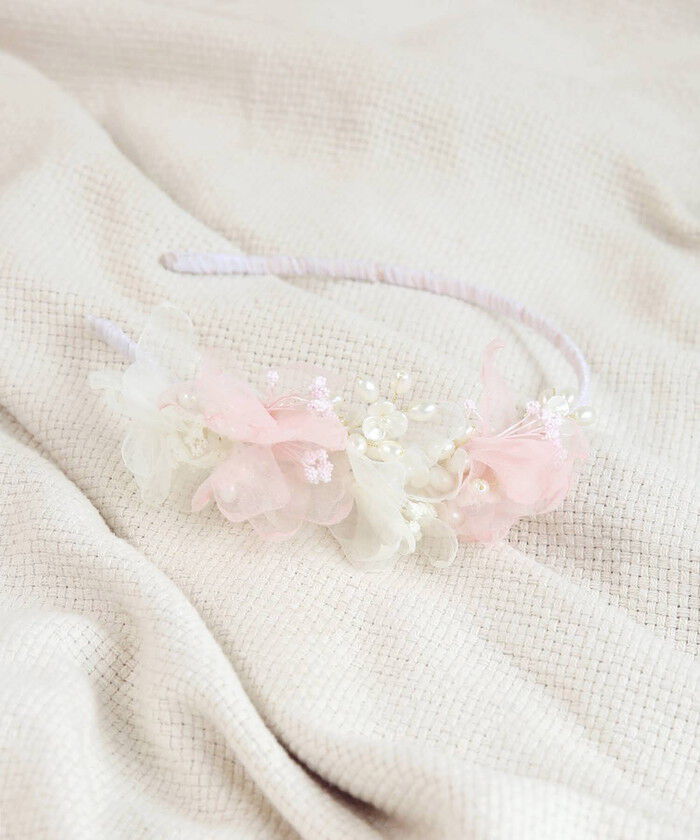 BACKYARD FAMILY「Rora カチューシャ キッズ 通販 ウェディング ヘッドドレス 髪飾り ヘアバンド 花 フラワー」|その他|