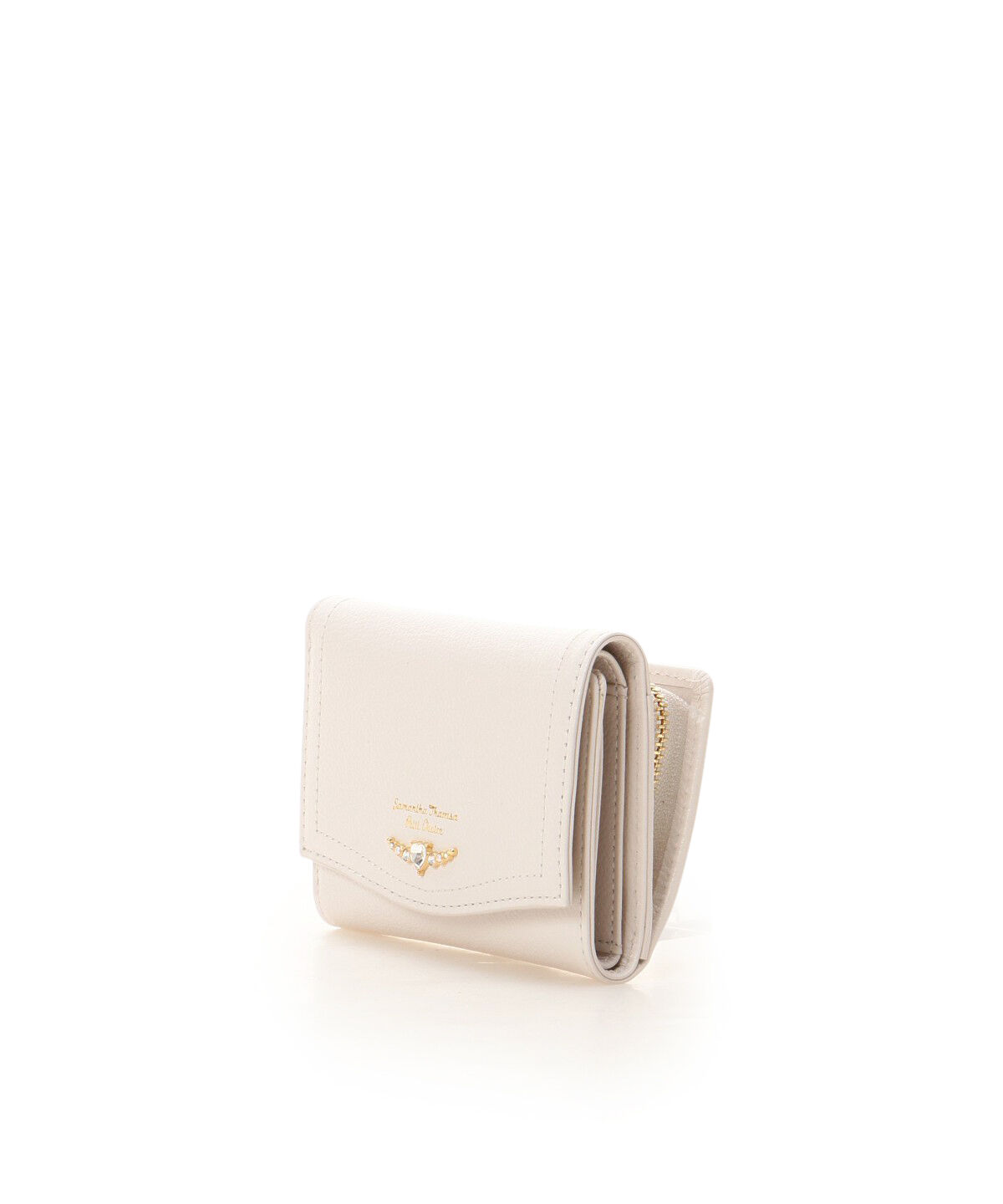Samantha Thavasa Petit Choice「クリアハートビジュー 折財布」|財布|
