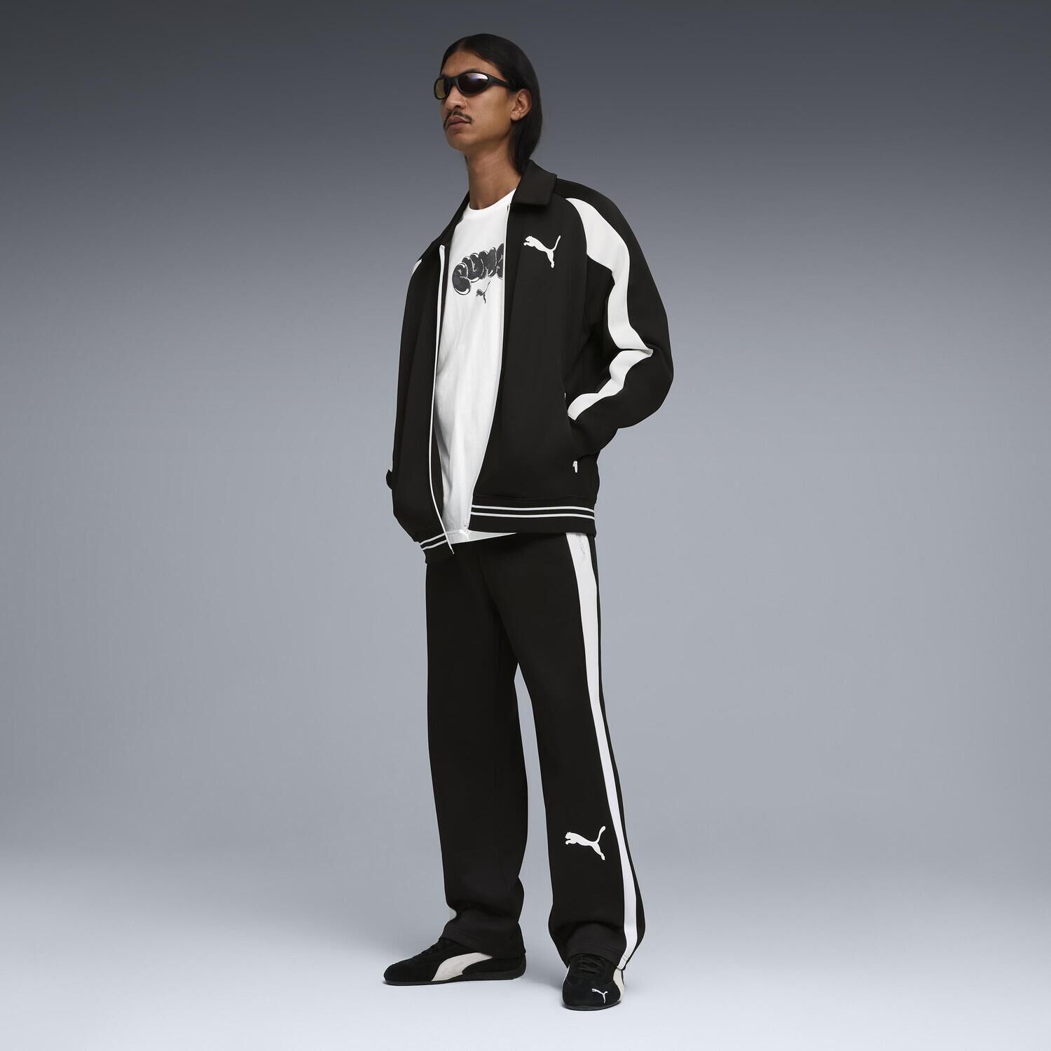 PUMA「【PUMA ｳｪｱ】M T7 RELAXED BIG CAT TRACK PT」|チノ|