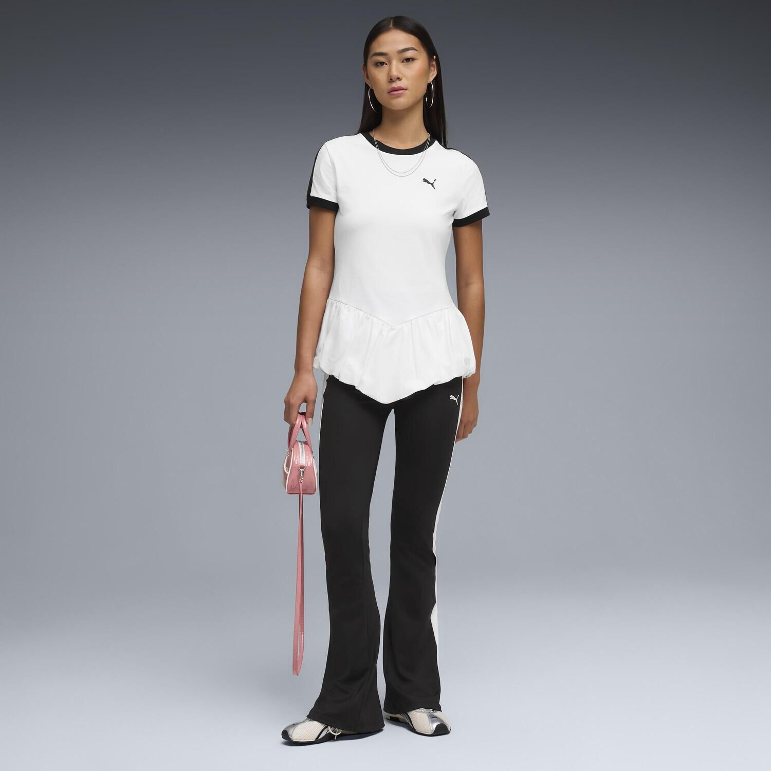 PUMA「【PUMA ｳｪｱ】W T7 FLARED POPPER TIGHTS」|チノ|