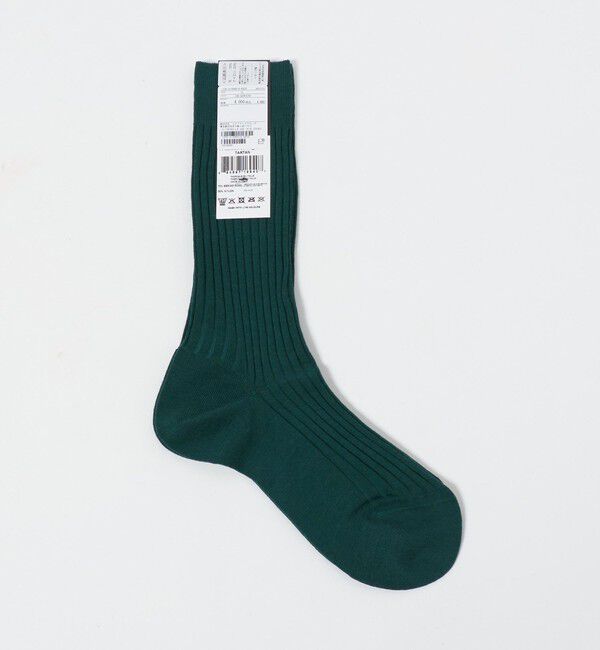 UNITED ARROWS「＜Pantherella＞カラー リブソックス」|ソックス|DK.GREEN