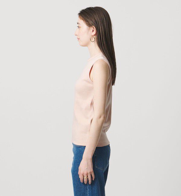 UNITED ARROWS「コットン フライス ノースリーブトップス」|Tシャツ・カットソー|