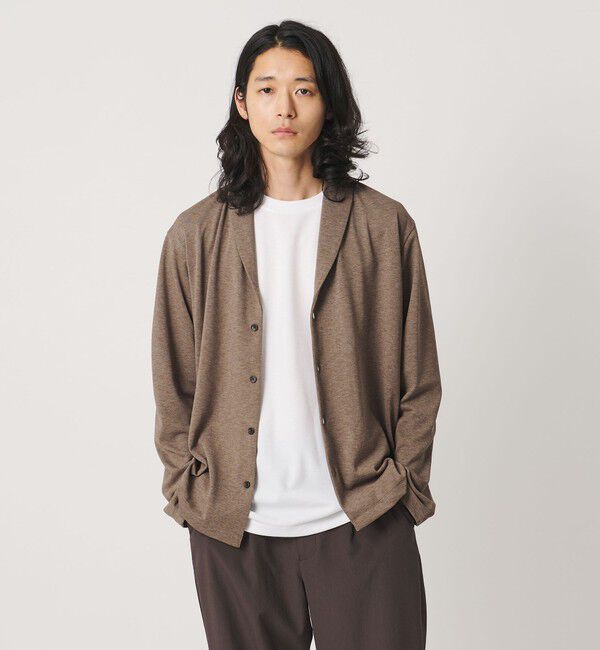 UNITED ARROWS「ファンクション ショール カーディガン 吸水速乾 通気性」|カーディガン|
