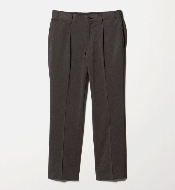 UNITED ARROWS green label relaxing「A+ air PE/PU トリコット プリント スタンダード 1プリーツ スラックス -ストレッチ・接触冷感・通気性-」|スラックス|