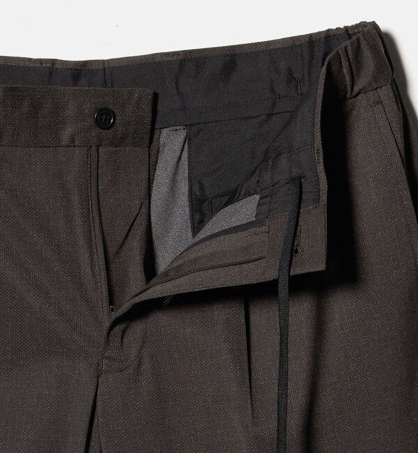 UNITED ARROWS green label relaxing「A+ air PE/PU トリコット プリント スタンダード 1プリーツ スラックス -ストレッチ・接触冷感・通気性-」|スラックス|