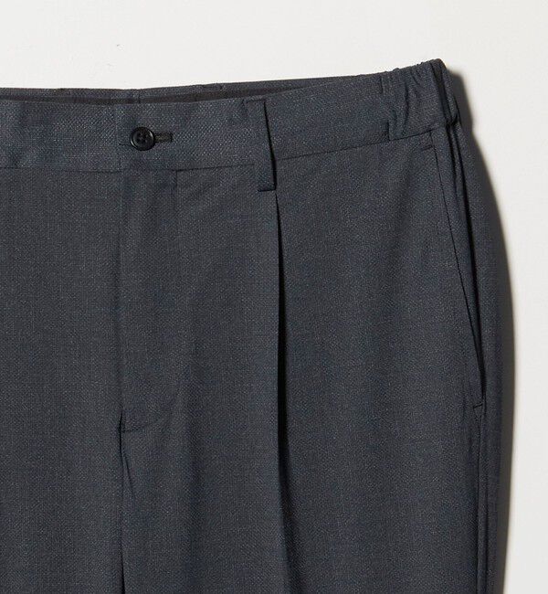 UNITED ARROWS green label relaxing「A+ air PE/PU トリコット プリント スタンダード 1プリーツ スラックス -ストレッチ・接触冷感・通気性-」|スラックス|