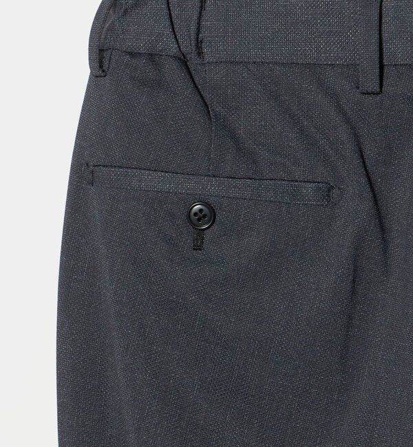 UNITED ARROWS green label relaxing「A+ air PE/PU トリコット プリント スタンダード 1プリーツ スラックス -ストレッチ・接触冷感・通気性-」|スラックス|
