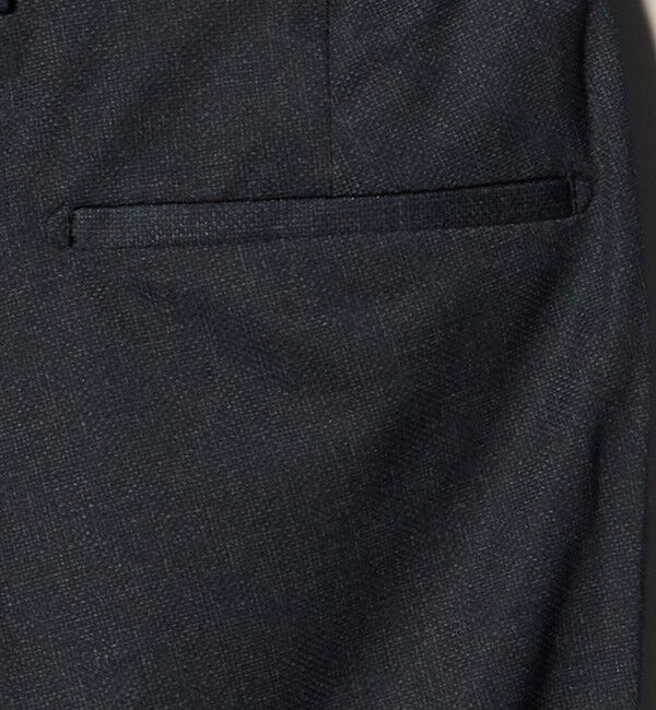 UNITED ARROWS green label relaxing「A+ air PE/PU トリコット プリント スタンダード 1プリーツ スラックス -ストレッチ・接触冷感・通気性-」|スラックス|