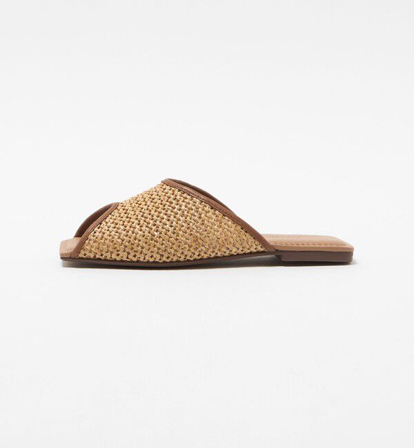 UNITED ARROWS green label relaxing「Vカット ミュールサンダル」|サンダル|