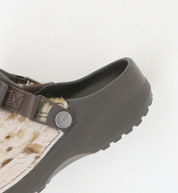 UNITED ARROWS green label relaxing「【WEB限定】＜crocs＞クラフテッド ポニー ヘア クロッグ サンダル」|その他|