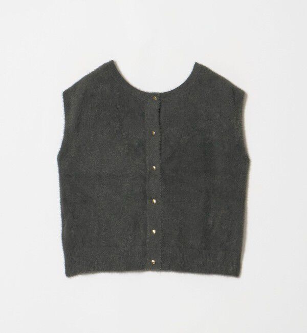 UNITED ARROWS green label relaxing「フラッフフェザー 2WAY フレンチスリーブ ニット」|ニット・セーター|