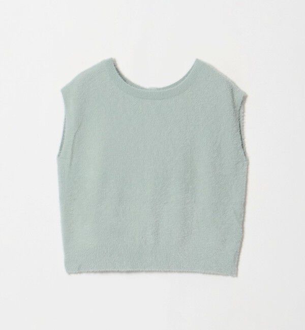UNITED ARROWS green label relaxing「フラッフフェザー 2WAY フレンチスリーブ ニット」|ニット・セーター|