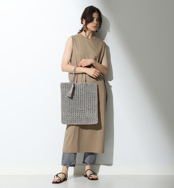 Demi-Luxe BEAMS 「ATON / スビン ノースリーブドレス」|ワンピース|