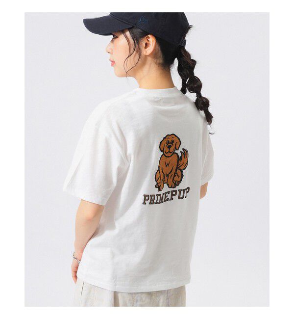 BEAMSBOY「ボーイ ドッグ Tシャツ」|Tシャツ・カットソー|OFF_WHT