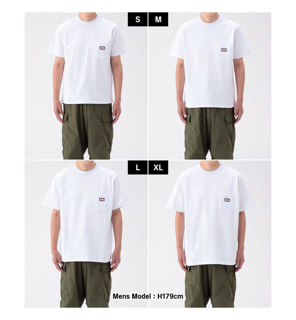 BEAMS「ヘビーウエイト ロゴワッペン Tシャツ【ベーシックフィット】」|Tシャツ・カットソー|