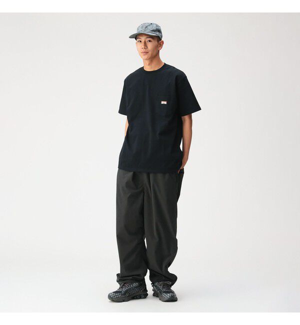 BEAMS「ヘビーウエイト ロゴワッペン Tシャツ【ベーシックフィット】」|Tシャツ・カットソー|